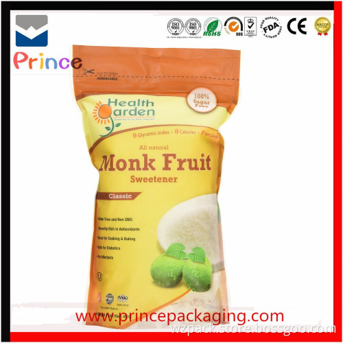 Hot Sales tea packaging zipper pouch stand up plastic bag aluminum foil